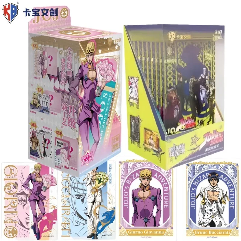 

Коллекционная карточка KABAO «Золотой ветер» (2-я серия) из аниме «Горбатый дуэт» (JoJo's Bizarre Adventure), оригинальная упаковка