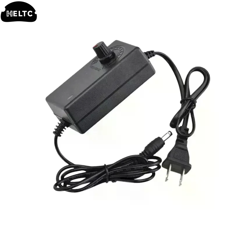 1Pcs US Plug No Display Screen Voltage Regulated Adjustable Power Supply Adapter AC To DC 3V-12V 2A/3-24V 1A Universal Adapter