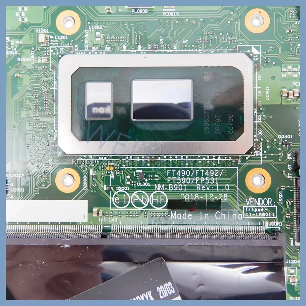 لوحة أم NM-B901 UMA للكمبيوتر  - مراجعة Ddr4 8Gb وسعره