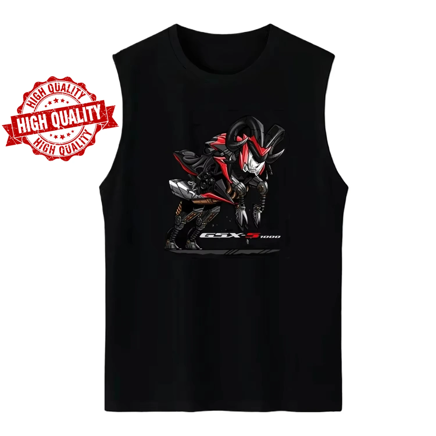 Retro Japanese GSX-S1000 Motorcycle Ram Inspired Tank Top 100% Cotton O-Neck Casual Mens Vests Sleeveless Tee Shirt Streetwear