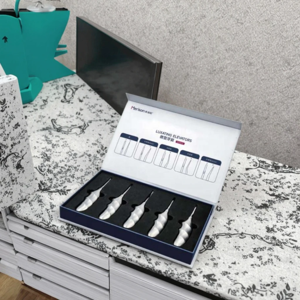 Matte Surface Luxating Tooth Elevators 5pcs/set