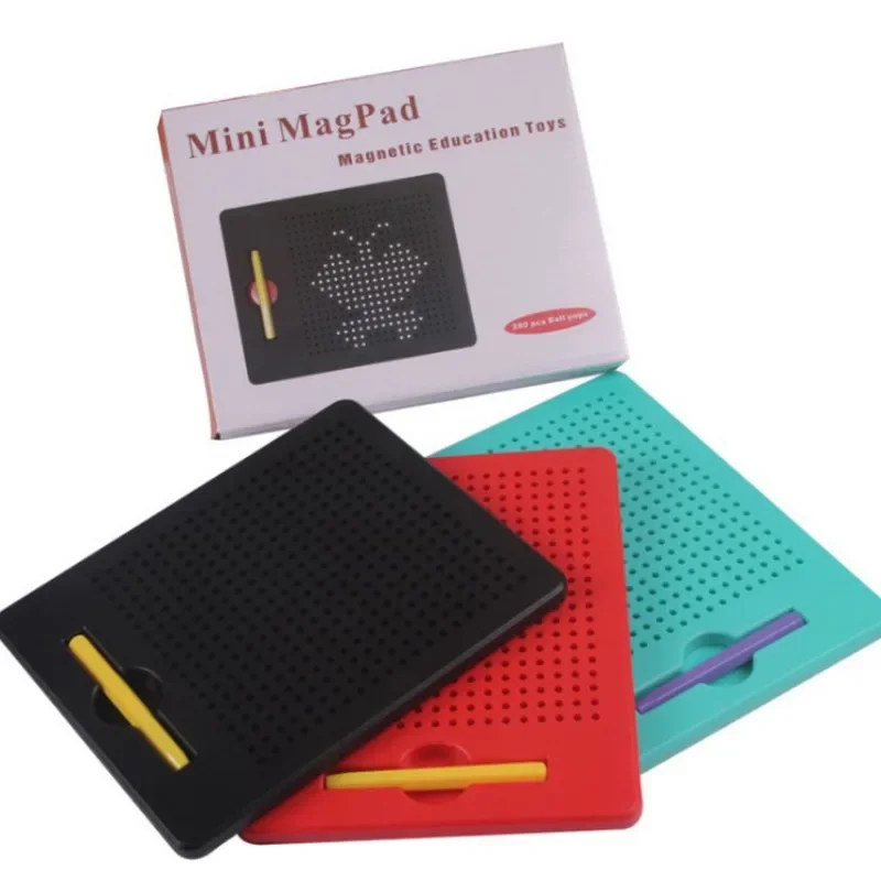 لوحة رسم مغناطيسية على شكل كرة فولاذية بلاستيكية - ألغاز إبداعية لعبة تعليمية مبكرة للأطفال لوحة رسم فنية تفاعلية للتعلم والمتعة #1