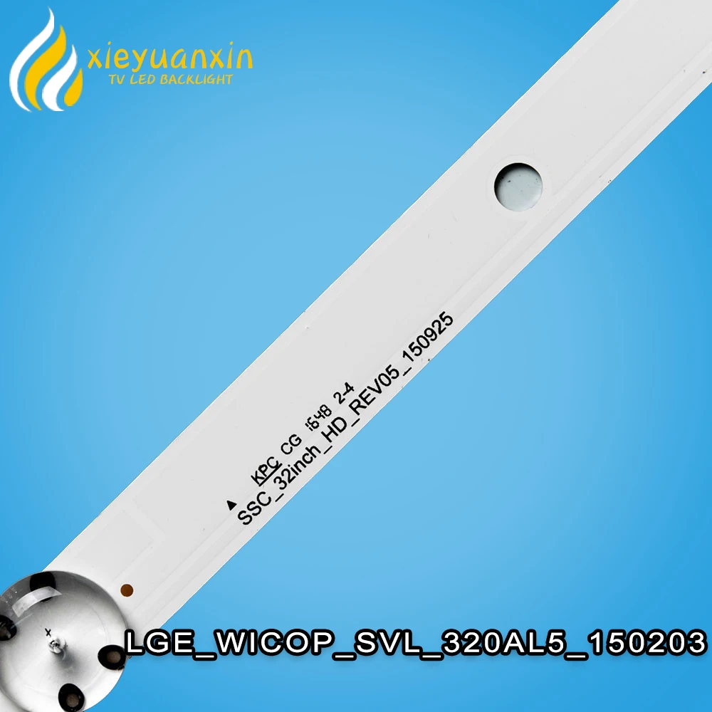 2Pcs/set 32in 590mm LED Backlight Strip for LIG 32LH 5led 32LF510B 32LH590U SVL320AL5 LF51 32LH51 32LF510U HC3 32LH590U 32LH570B