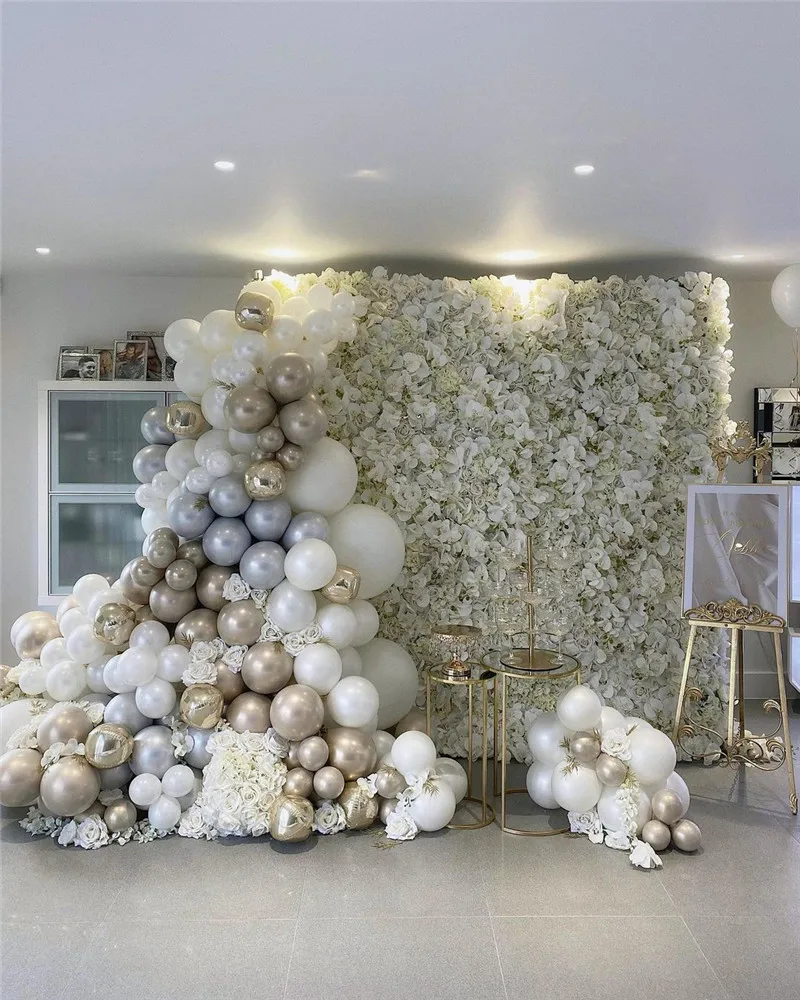 Artificial Flower Wall Backdrop For Christmas Decorations Artificial Flowers For Christmas Supplies on Christmas Decoration 2024