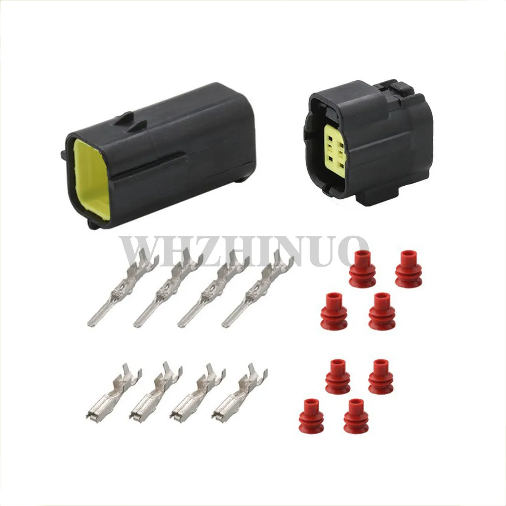 4 Way 174259-2 174260-7 174257-2  174258-7 Automobile Electric Weaterproof Wireharness Plug Grey Male Female Connector
