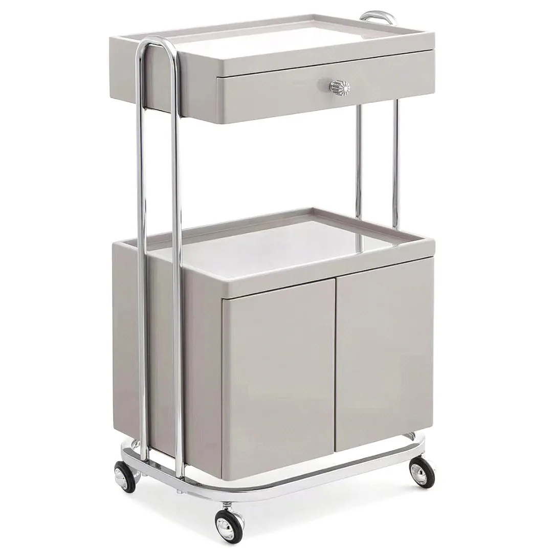 

Cream Wind Beauty Cart Salon Special Tool Nail Art Tattoo Embroidery Skin Management