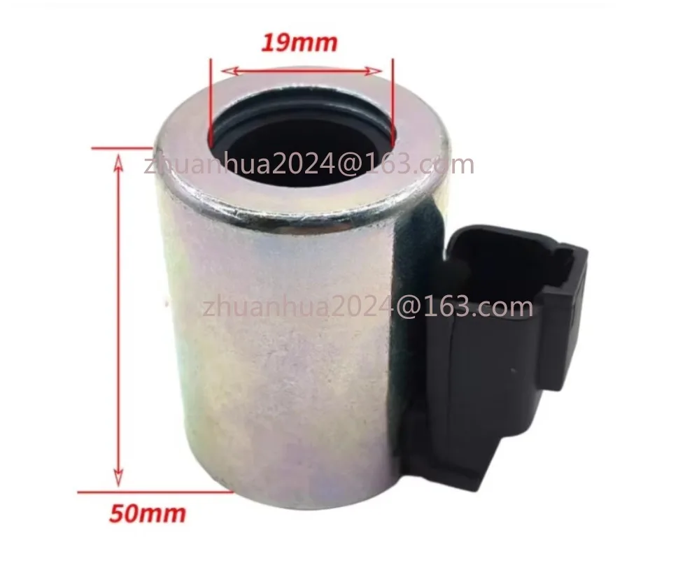 For excavator CAT 330 336 349D solenoid valve coil hole ID 19mm high 50mm 12/24V