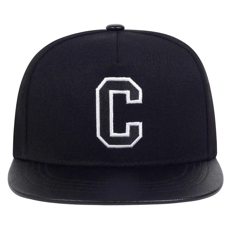 Sombreros de hip-hop con bordado de letras C Unisex, gorras de béisbol informales ajustables para exteriores, gorras de camionero, sombrero protector solar para primavera y otoño