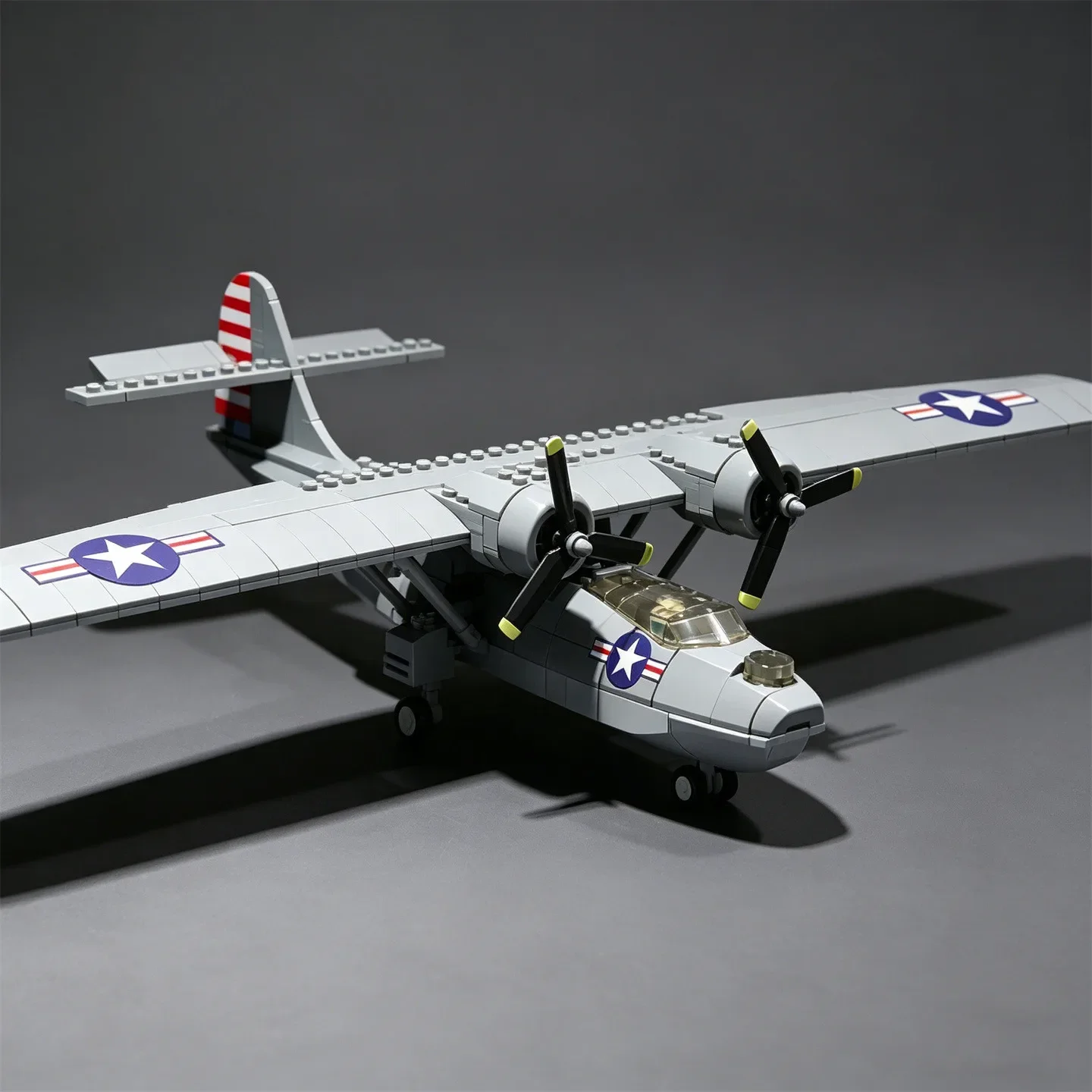 Building Block Model: The Legendary Toy Catalina Multipurpose Seaplane Ornamental Figurine Consolidated PBY-5A