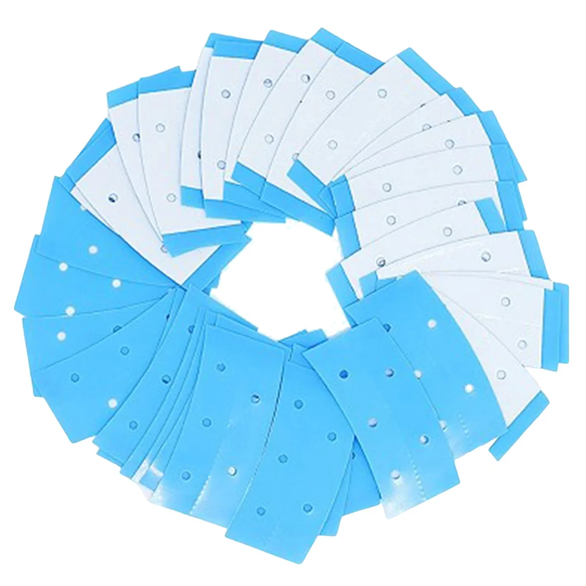 36PCS Wig Tape Strips Waterproof Double-Sided Wig Tape for Lace Wig Blue Adhesive Tape for Wigs Hair Extension Toupees