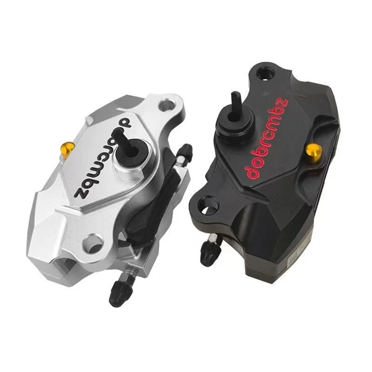 

С логотипом мотоциклетный тормозной суппорт с ЧПУ с колодками P2 * 32 мм 84 мм крепление для переднего тормоза Ducati для Honda Yamaha Kawasaki Suzuki