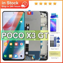 6.6'' For Xiaomi POCO X3 GT 21061110AG LCD Display Touch Screen Digitizer Assembly For POCO X3GT LCD With Frame