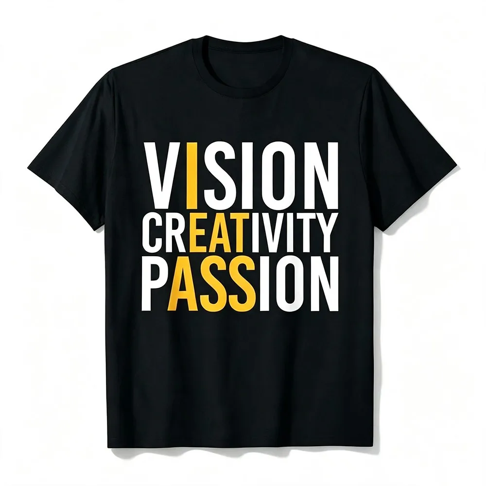 Unisex Color‑Block Letter Graphic T‑Shirt, Inspirational Slogan Crew Neck Short Sleeve Tee, Soft Breathable Casual Daily Office Street Tops wardrobe staple,skin friendly,oversized fit,anti‑deformation
