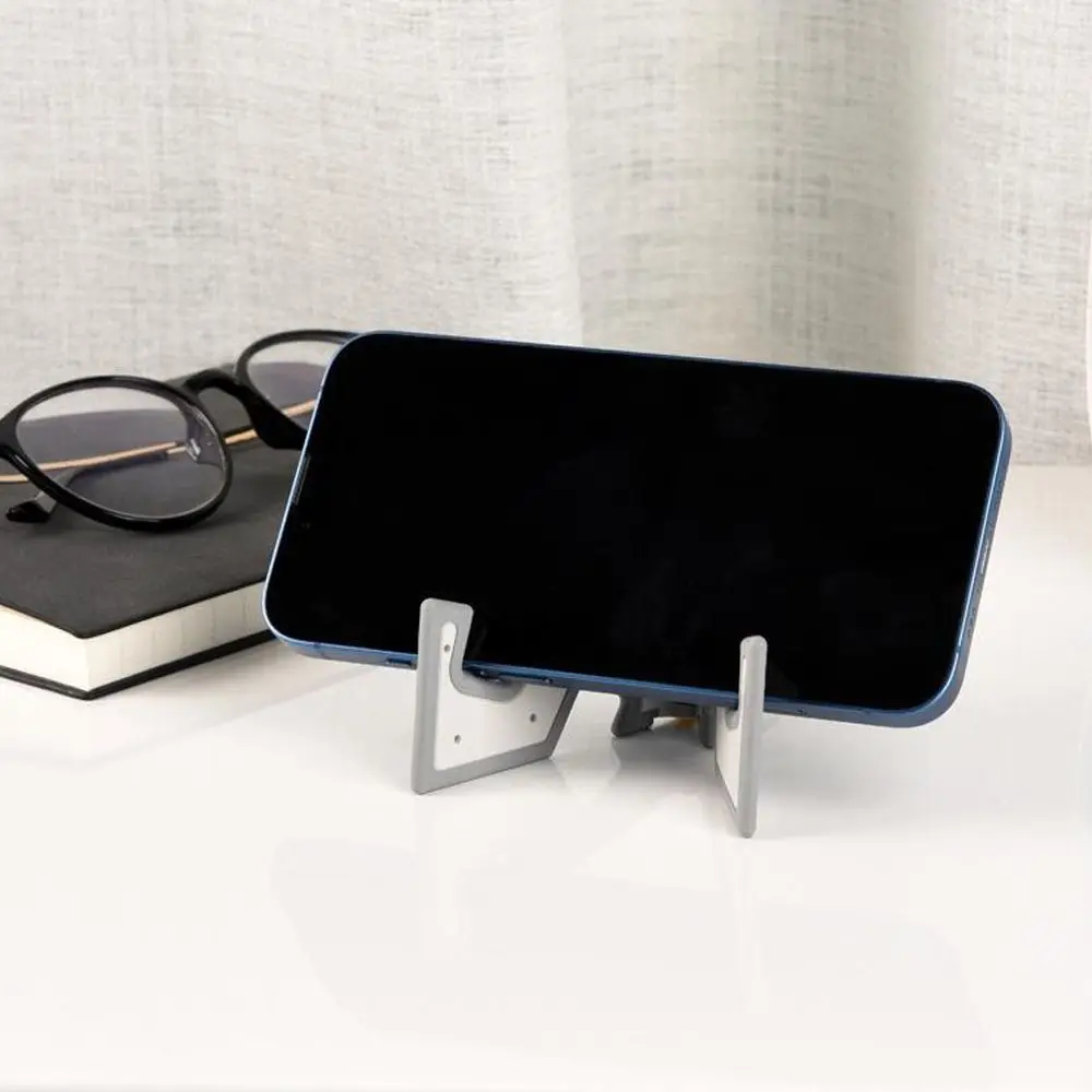 Creative Portable Mobile Phone Holder Folding Mini Size Tablet Stand Multifunctional Desktop Stand Universal