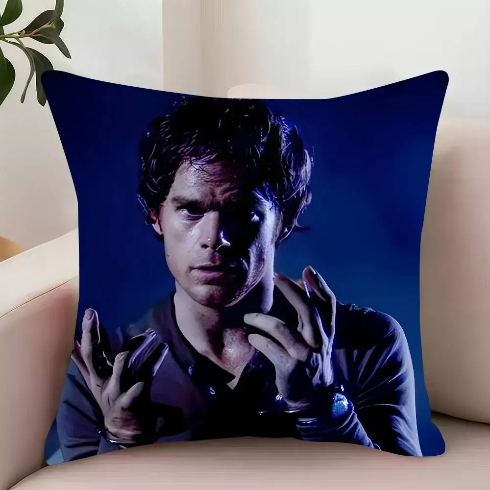 TV D-Dexter Morgan Pillow Case Decor Protective Covers Comfortable soft for Sofa Living Room Home office