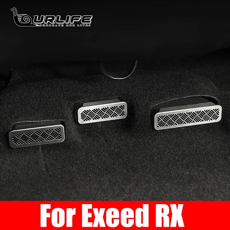 

Сиденье из нержавеющей стали, тепловой пол, кондиционер, вентиляционная решетка, крышка для Chery EXEED RX 2022 2023 2024, автомобильные аксессуары