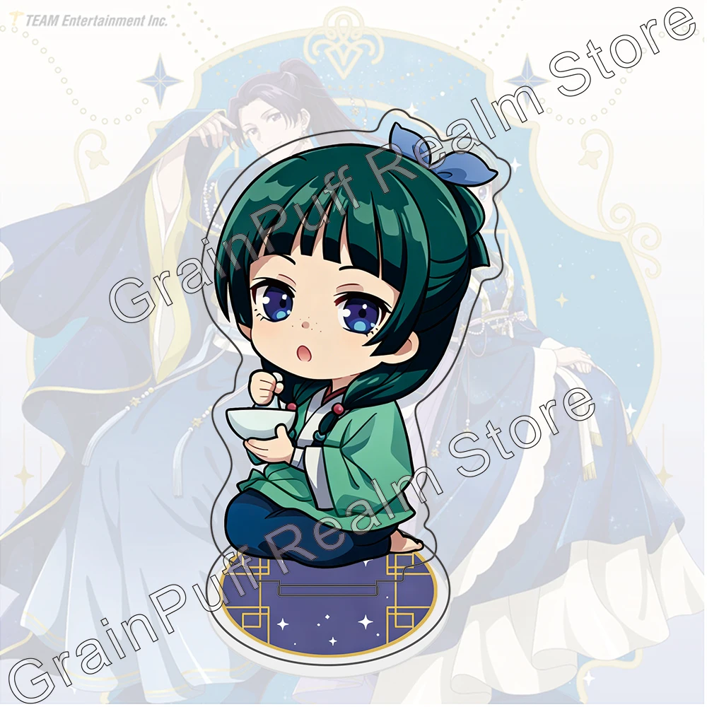 The Apothecary Diaries Chibi Cute Acrylic Stand & Keychain Set Starry Night Maomao Jinshi Figure Key Ring Combo Gift image 5