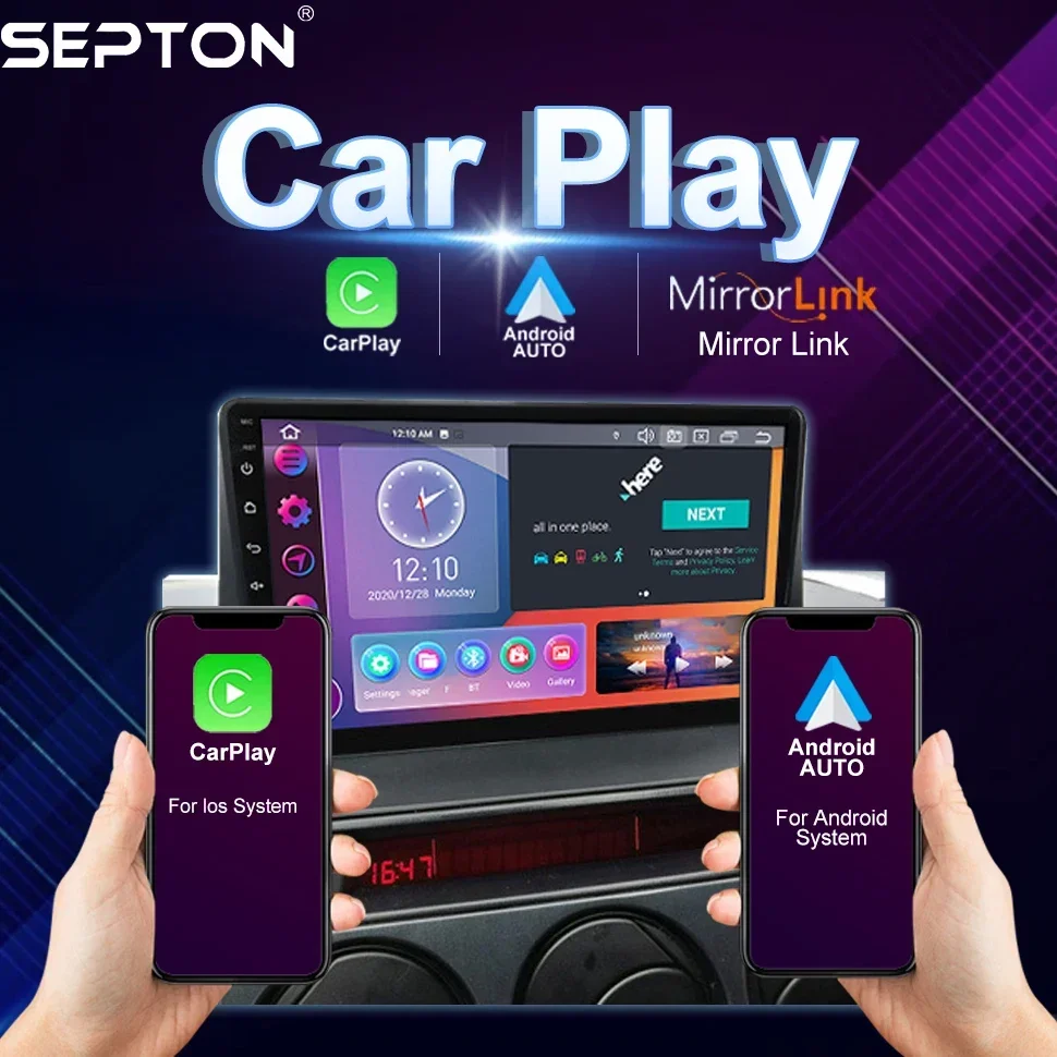 SEPTON Car Radio for Mazda 6 2002 2003 2004 2005 2006 2007 2007 2008 4G CarPlay Navi GPS Multimedia Player 8Core 2Din Head Unit