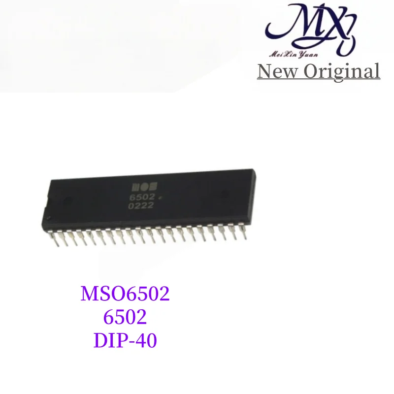 Mxy  1pcs  Mos 6502 MOS6502 6502AD R65C02AP MOS-6502 R6502AP 6522 DIP-40  Can be purchased directly