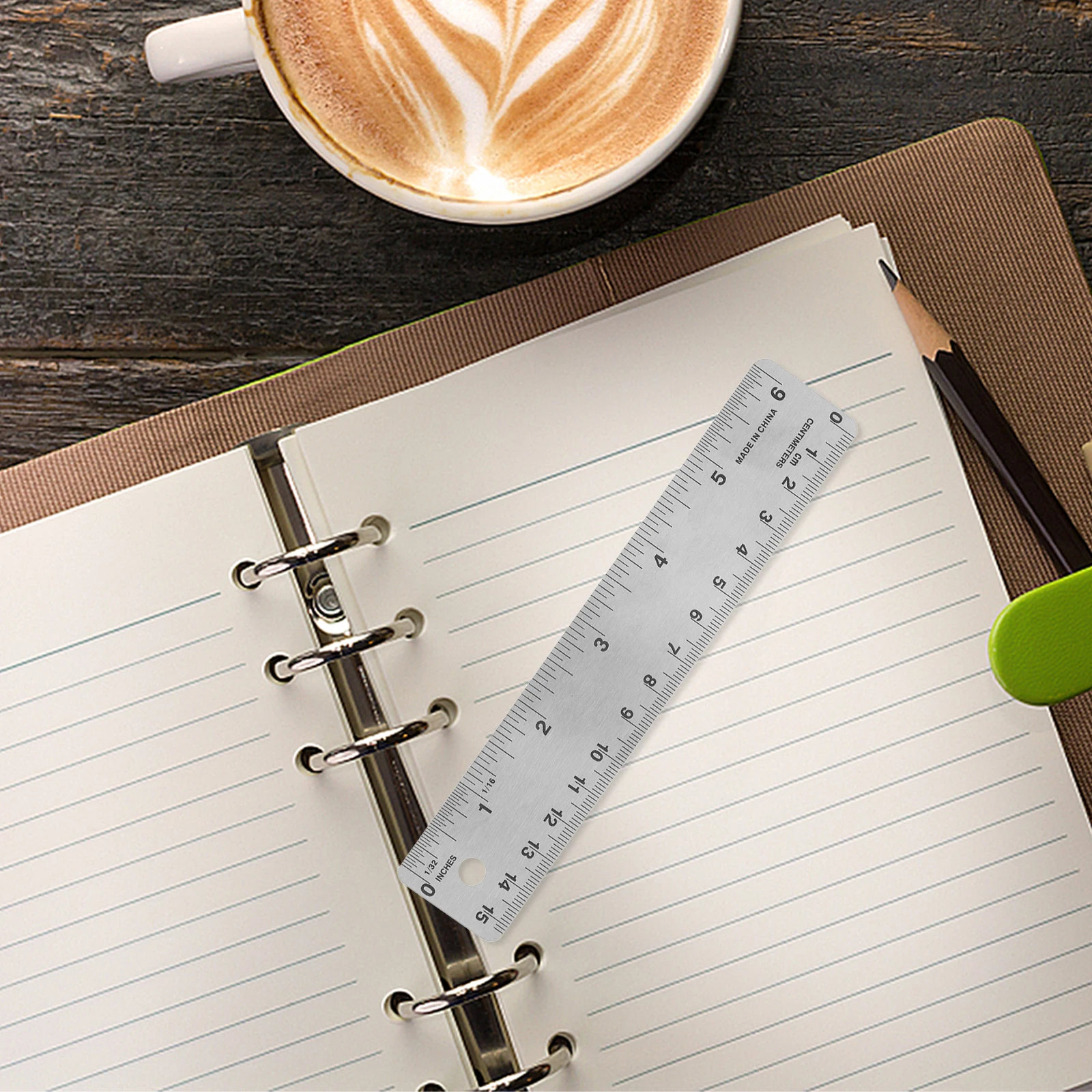 

2pcs Stainless Steel Straight Edge 30Cm Precision Measuring Tool Cork Back Woodworking Drawing Ruler For Engineering Scale