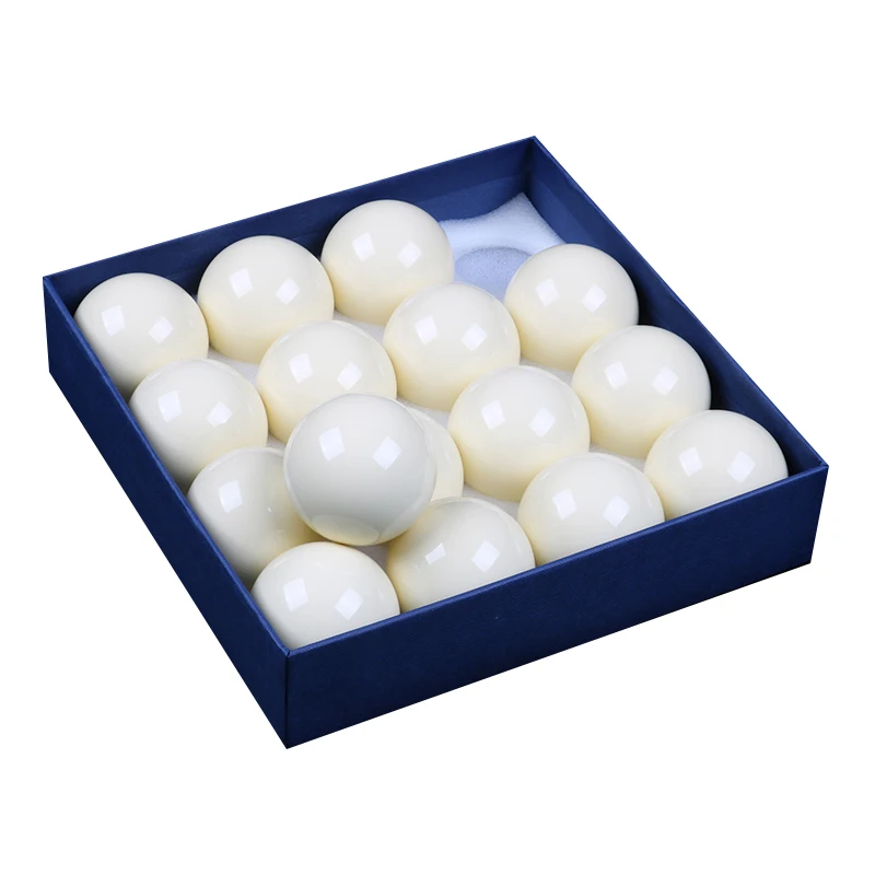 

Factory Price 52.5mm/57.2mm Billiard Pool Cue Ball 16pcs/box for Sale