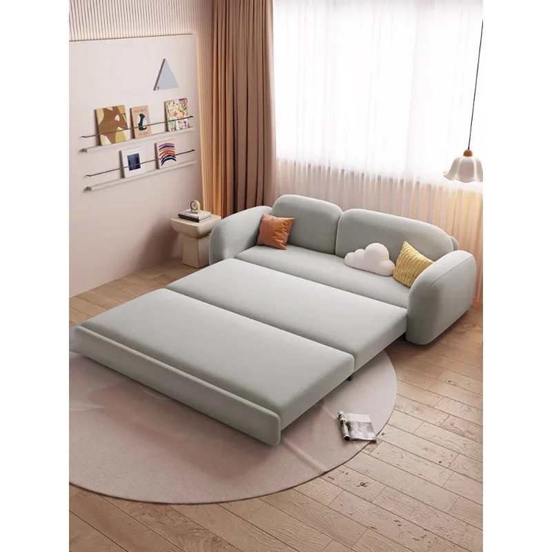 

Multi-functional Foldable Sofa Bed, Dual-purpose Small Unit, Living Room, Pull-out Lazy Fabric, Internet Celebrity