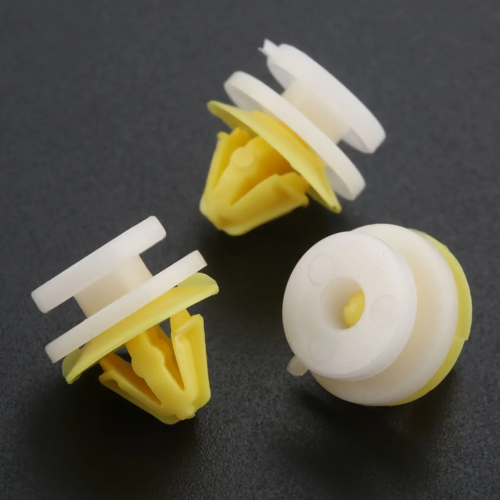 50Pcs Car Interior Door Card Panel Plastic Rivets Clips 8mm Hole Auto Fasteners For 7703077250 Clio Megane Scenic Twingo