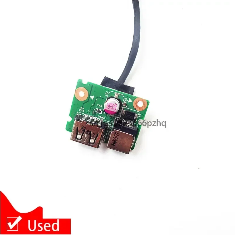 Usado DC Power Jack e placa de porta USB, peças do portátil, Lenovo G480, G485, G580, LG4858, 48.4SG02.011, 48.4SG03.001G, 48.4XA03.001G