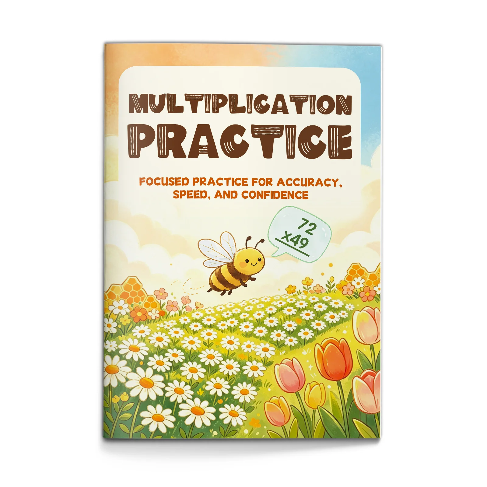 Multiplication Practice Workbook for Kids, Focused Math Review for Accuracy, Speed, and Confidence