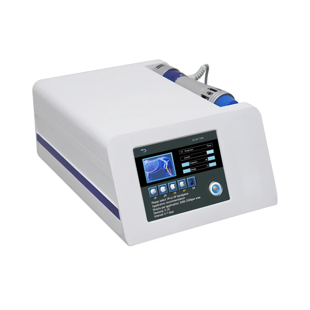 Vet Use Portable Extracorporeal Radial ESWT Shockwave Therapy Machine For Ed Physical therapy Pain Relief /  focused shock wave