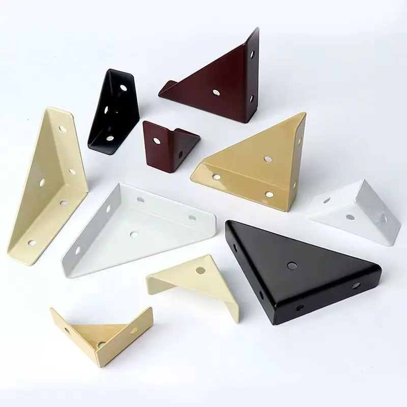 90° Right Angle Furniture Support Bracket Durable Reinforcement with Included Screws for Stabilization And Durability