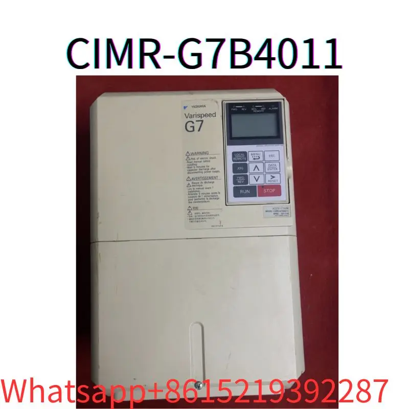 

second-hand G7 frequency converter CIMR-G7B4011 11KW/380 tested ok