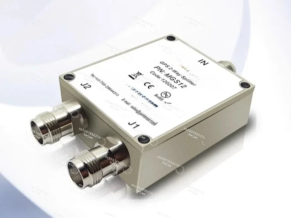MGS12 GPS GNSS 1-to-2 Power Splitter, Intelligent Two-Way Power Divider N SMA TNC For GPS Beidou