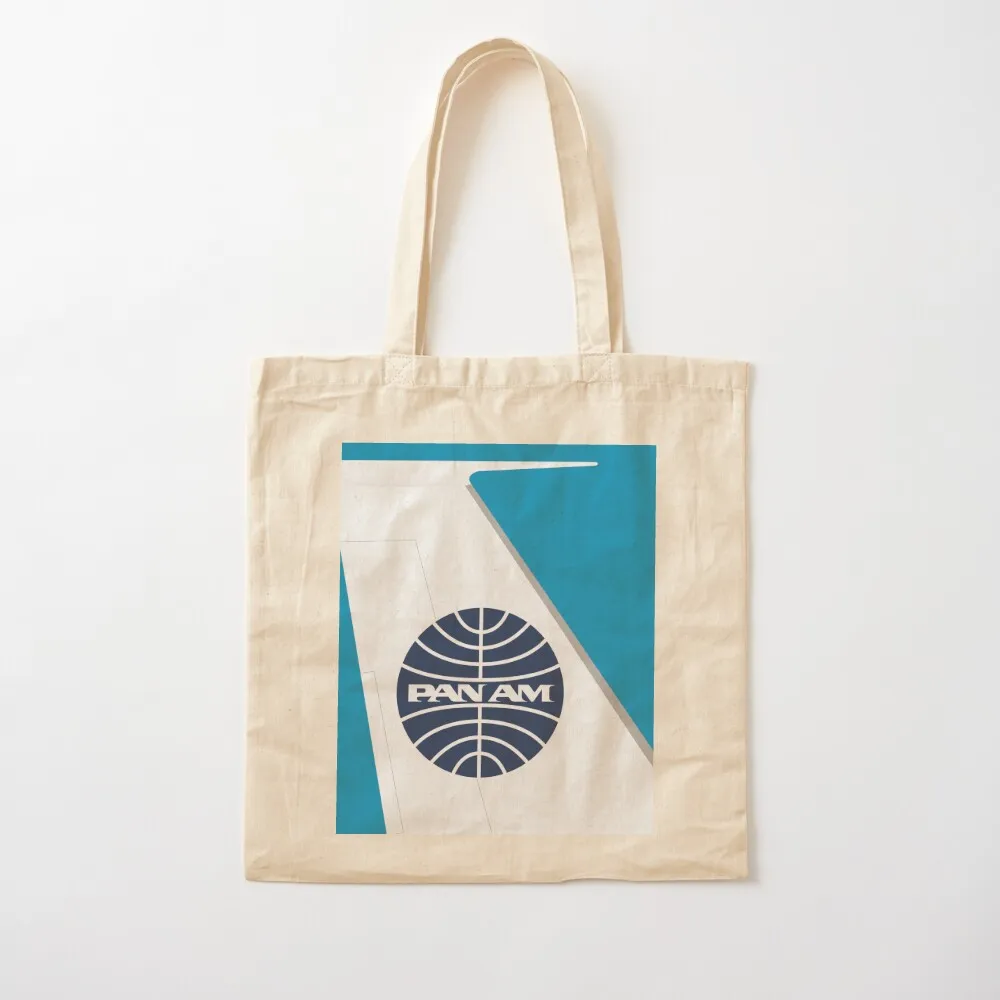 حقيبة حمل Pan Am Pan American Airways Tail Fin حقيبة حمل شاشة للمتسوقين للشاطئ Eco