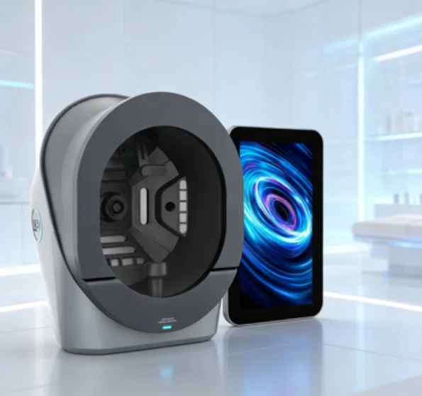 2026 Newest 3d AI SMART Face Skin Diagnostics Analyzer Wood Lamp Facial AI Skin Analyzer Machine Analysis Machine