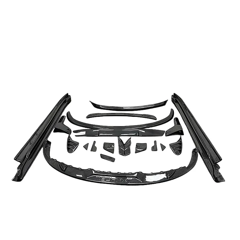 High Quality Carbon Body Kit Techart Style Body Kit For Taycan With Front Bumper Side Sk