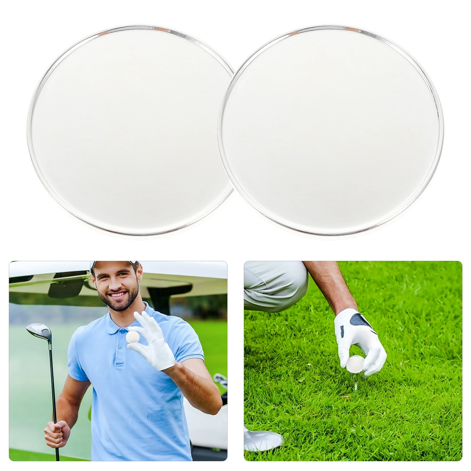 

4pcs Ball Position Markers Iron Tools Durable Smooth Golfs Ball Positioning Professional Golfer Accessories