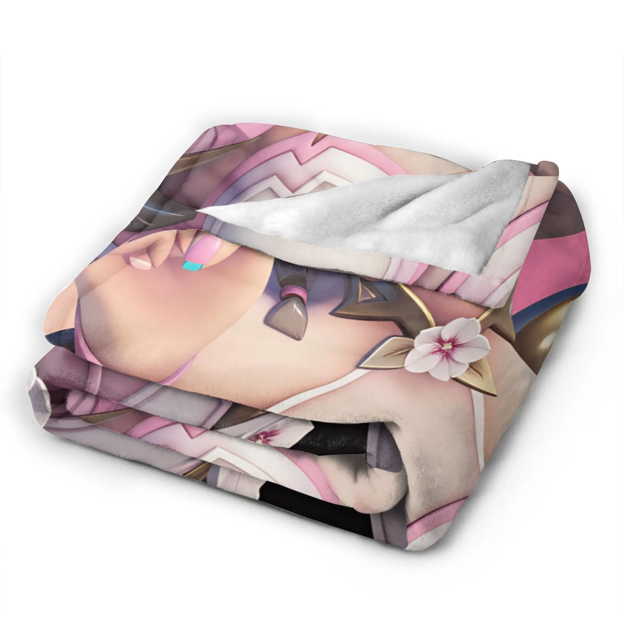 Overwatch الرحمة البطانيات لينة الدافئة رقيق أفخم الفراش يلقي ل الأريكة السرير نزهة الفانيلا المفرش غطاء السرير #5