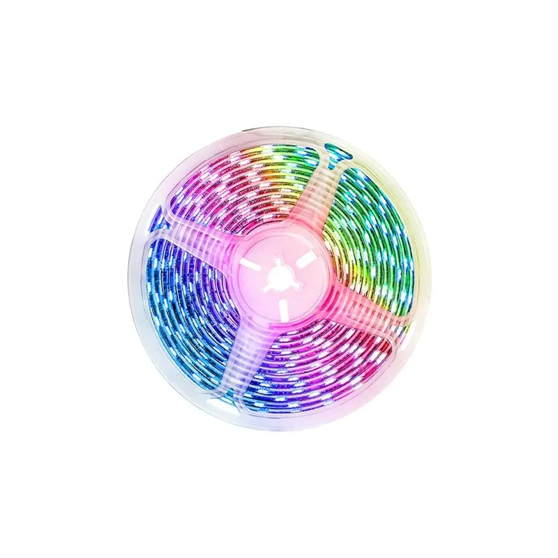 

Светодиодная лента AS62 TUYA WIFI Smart LED 5050 RGB с синхронизацией музыки, изменением цвета, дистанционным и голосовым управлением