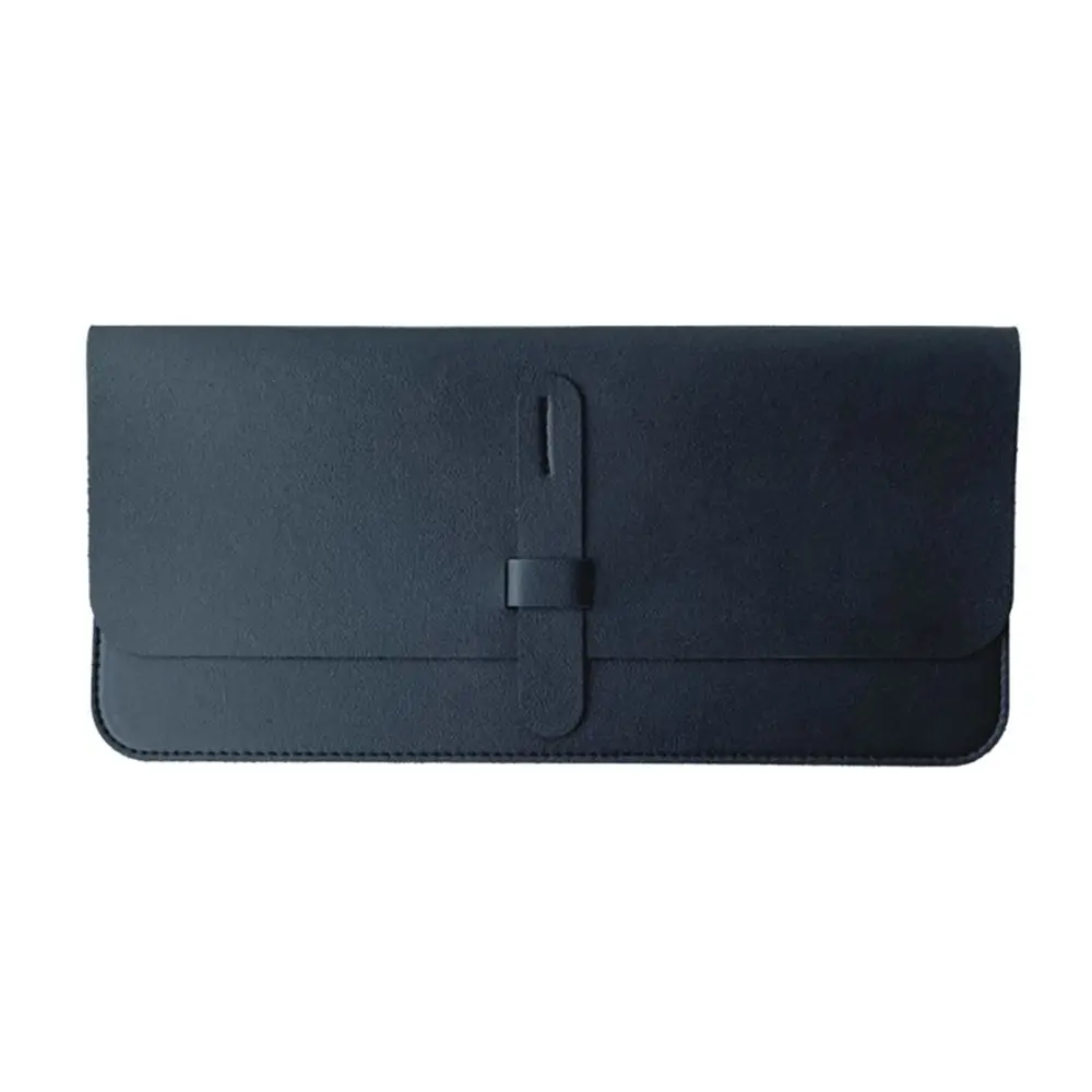 

Travel Dustproof Wireless Keyboard Sleeve Anti-Shock Portable Keypad Pouch PU Leather Ultra Slim Storage Bag for Logitech K380