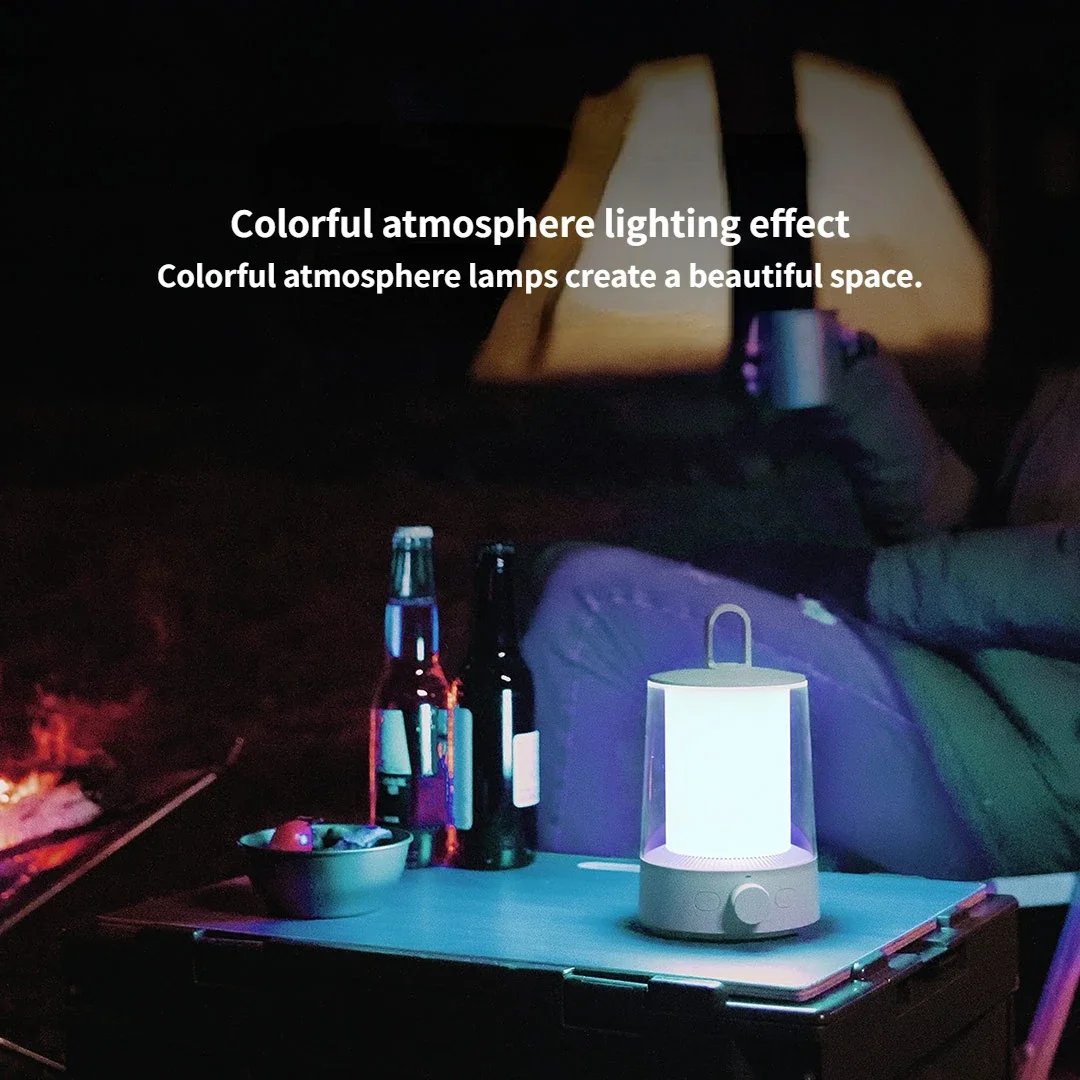 Xiaomi Mijia Split Camping Light 2 in 1 Flashlight Ambient Light Camping Light  Camp Lights Mi Home APP Smart Control MJLYD001Q