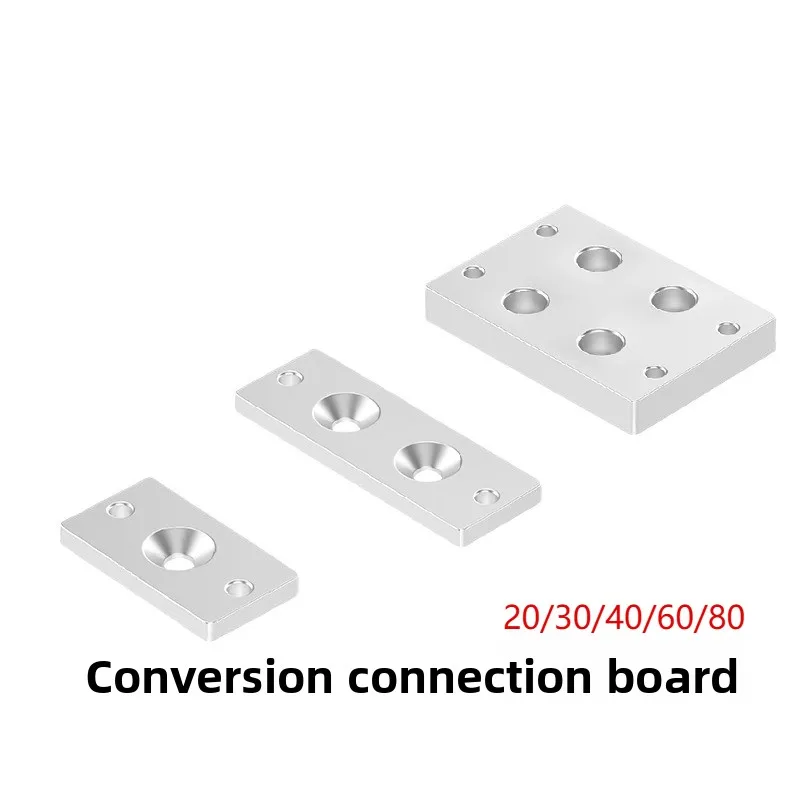 2pcs Veekaft  Convert connection plate 2020, 3030, 4040, 6060, 8080, aluminum industry aluminum profile accessories