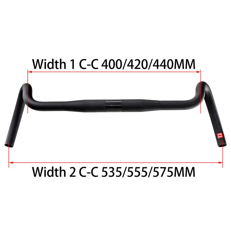 Gravel Bike Carbon Road Handlebar 31.8mm For Bicycle Steering Wheel Integrated 30 Degree Flare Drop Handle Bar 400/420/440mm