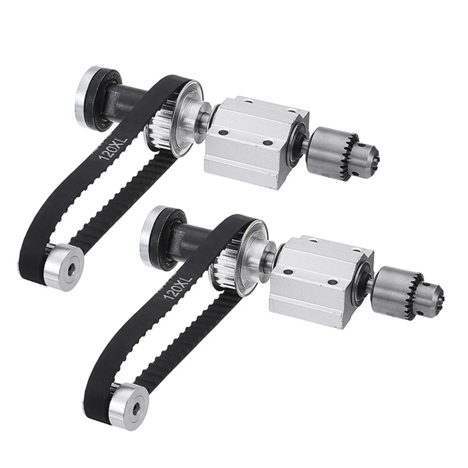 

A53Q-1 Set Of No Power DIY Woodworking Cutting Grinding Spindle Trimming Belt Jto Drill Chuck Set Small Lathe Accessories For Ta