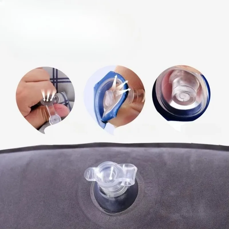 Inflatable Pillow Comfortable and Portable Inflatable Car Pillow Travel Supplies Neck Pillow Portable and Foldable Cute Pillow