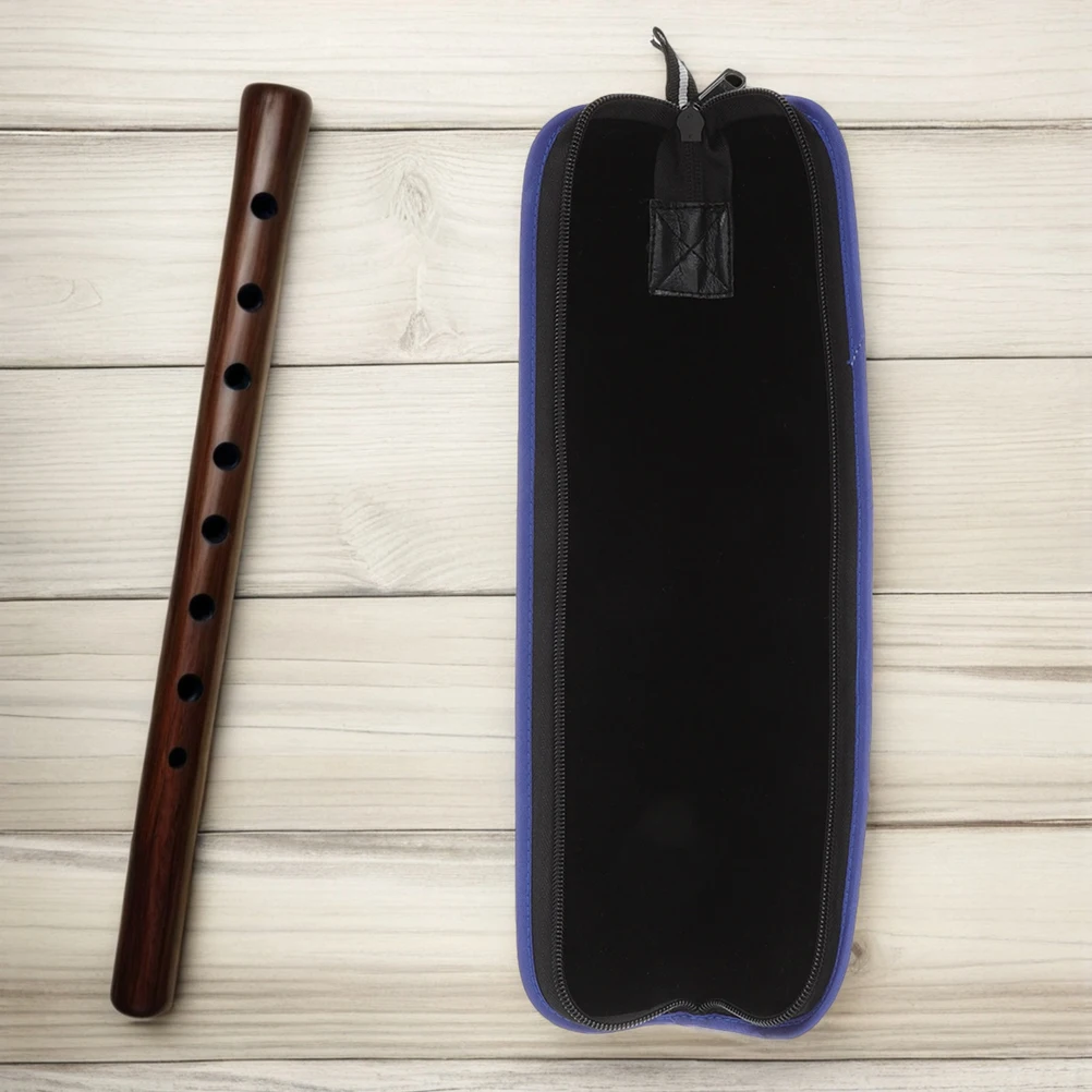 

4pcs Recorder Storage Bags Oxford Fabric Carry For Flute Saxophone Waterproof Travel-Friendly Musical Instrument Pouch Black
