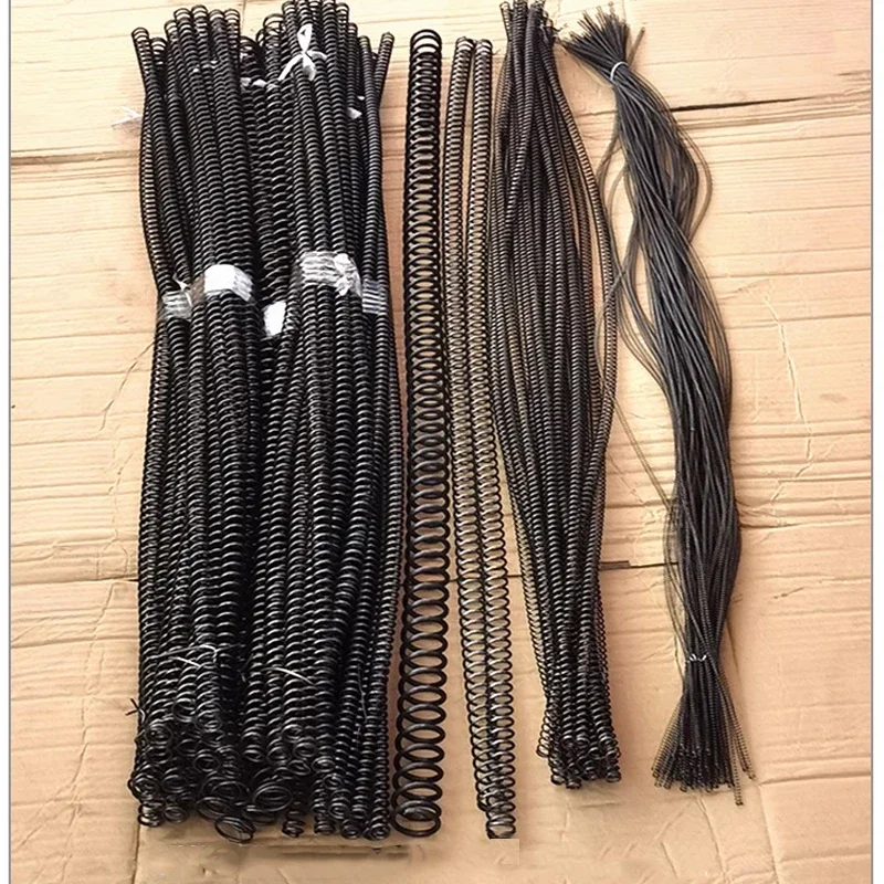 65Mn Compression Spring 1 Meter Long Compression Return Spring Diameter 0.3/0.4/0.5/0.6/0.8/1.0mm Can be truncated for use