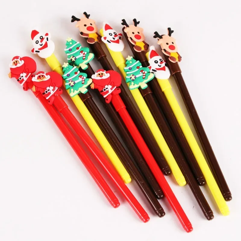 Christmas creative cute old man elk neutral pen, student stationery office supplies holiday gifts