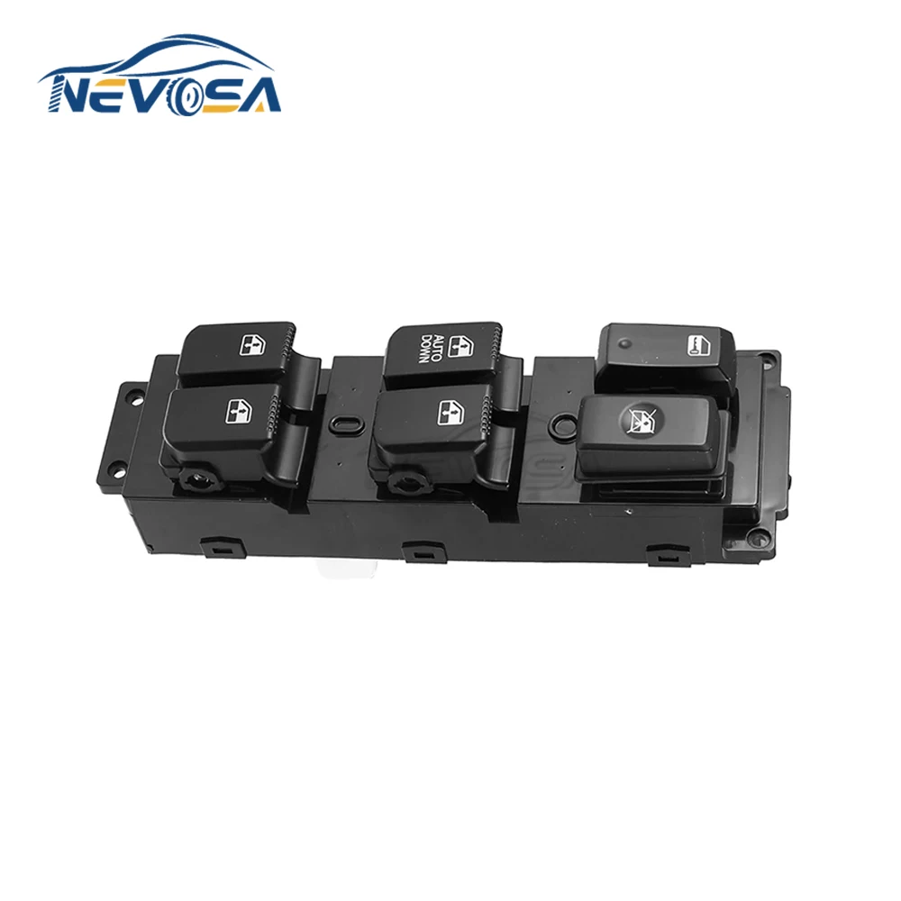 NEVOSA 93570-2B730 93570-2B700 Window Power Switch Button For Hyundai Santa Fe CM 2007-2011 14 Pins Auto Down