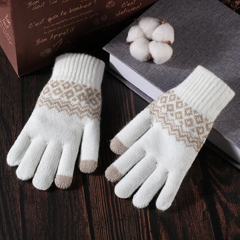 Rimiut New Arrive Casual Thick Warm Unisex Gloves Autumn Winter Skiing Touch Screen Useful Gloves Fashion Students hand Gloves